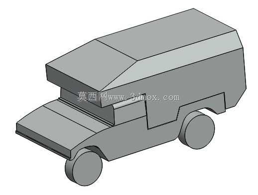 用于3D打印的Humvee救护车(比例1/48)