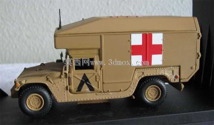 用于3D打印的Humvee救护车(比例1/48)