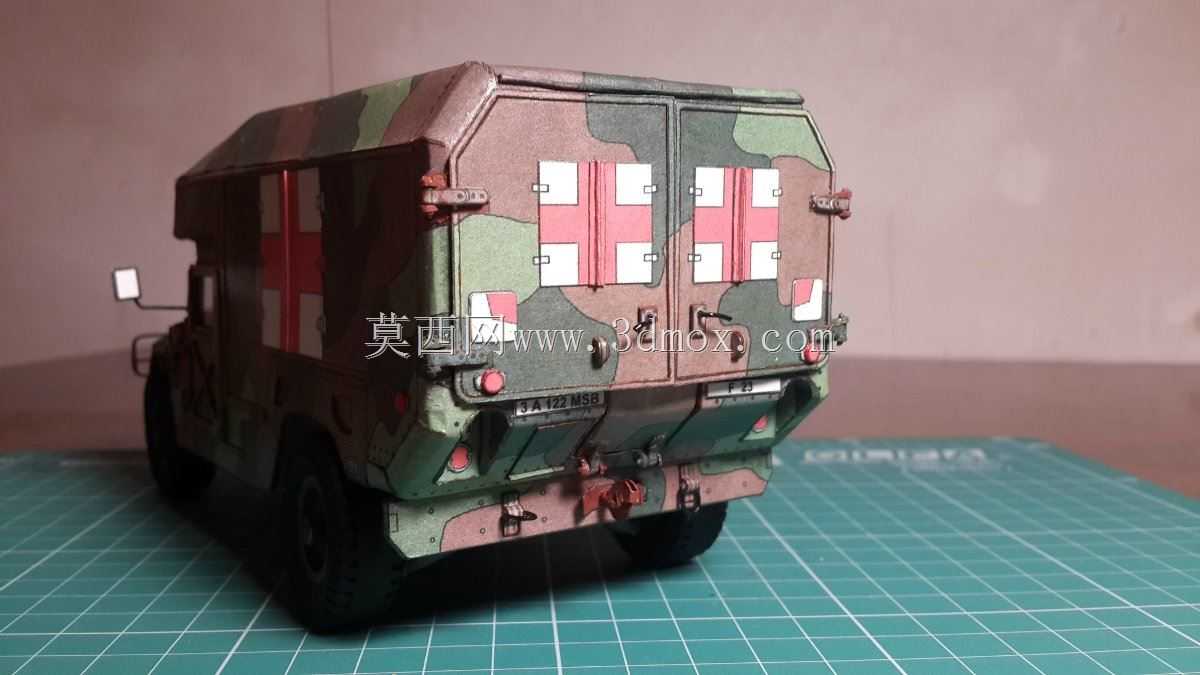 用于3D打印的Humvee救护车(比例1/48)
