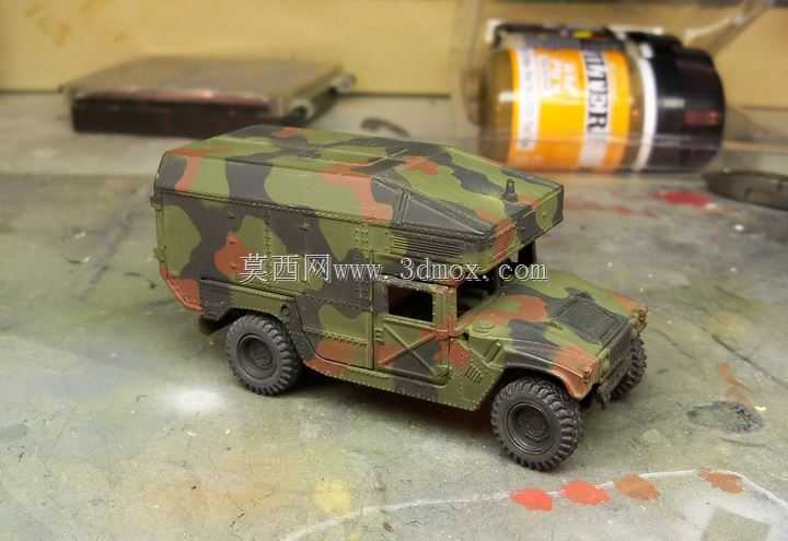 用于3D打印的Humvee救护车(比例1/48)