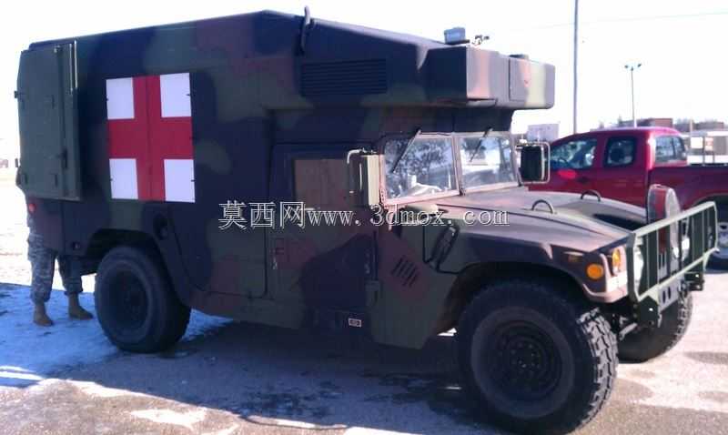 用于3D打印的Humvee救护车(比例1/48)