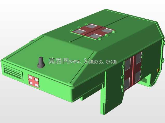 用于3D打印的Humvee救护车(比例1/48)
