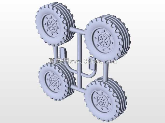 用于3D打印的Humvee救护车(比例1/48)