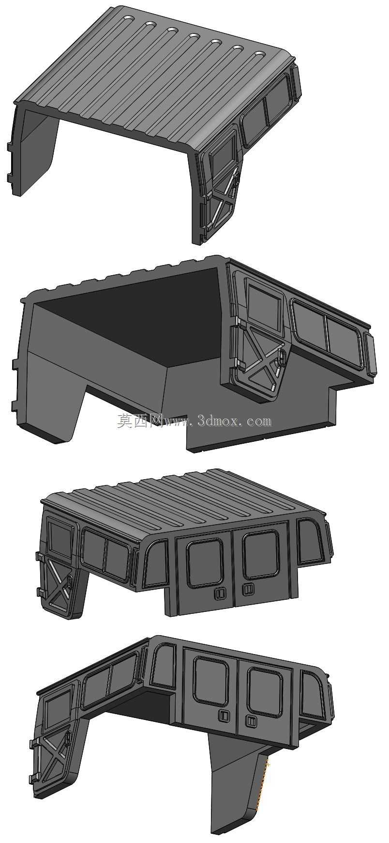 悍马H1(比例1/48)用于3D打印