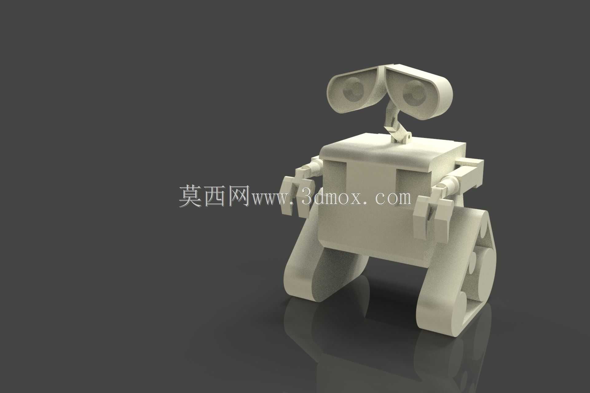 三维可打印Wall-E(比例尺~1:20)