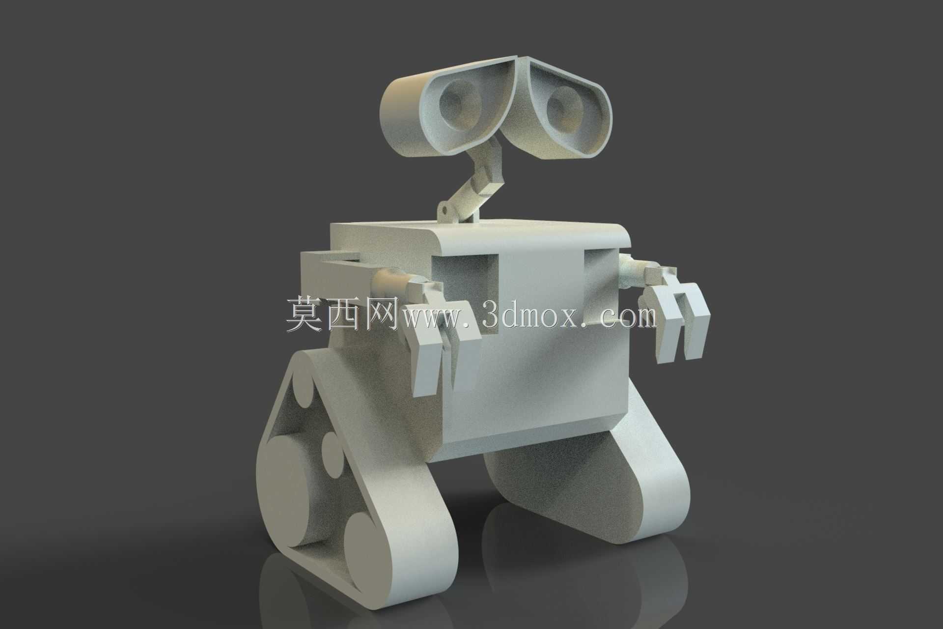 三维可打印Wall-E(比例尺~1:20)