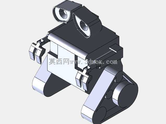 三维可打印Wall-E(比例尺~1:20)