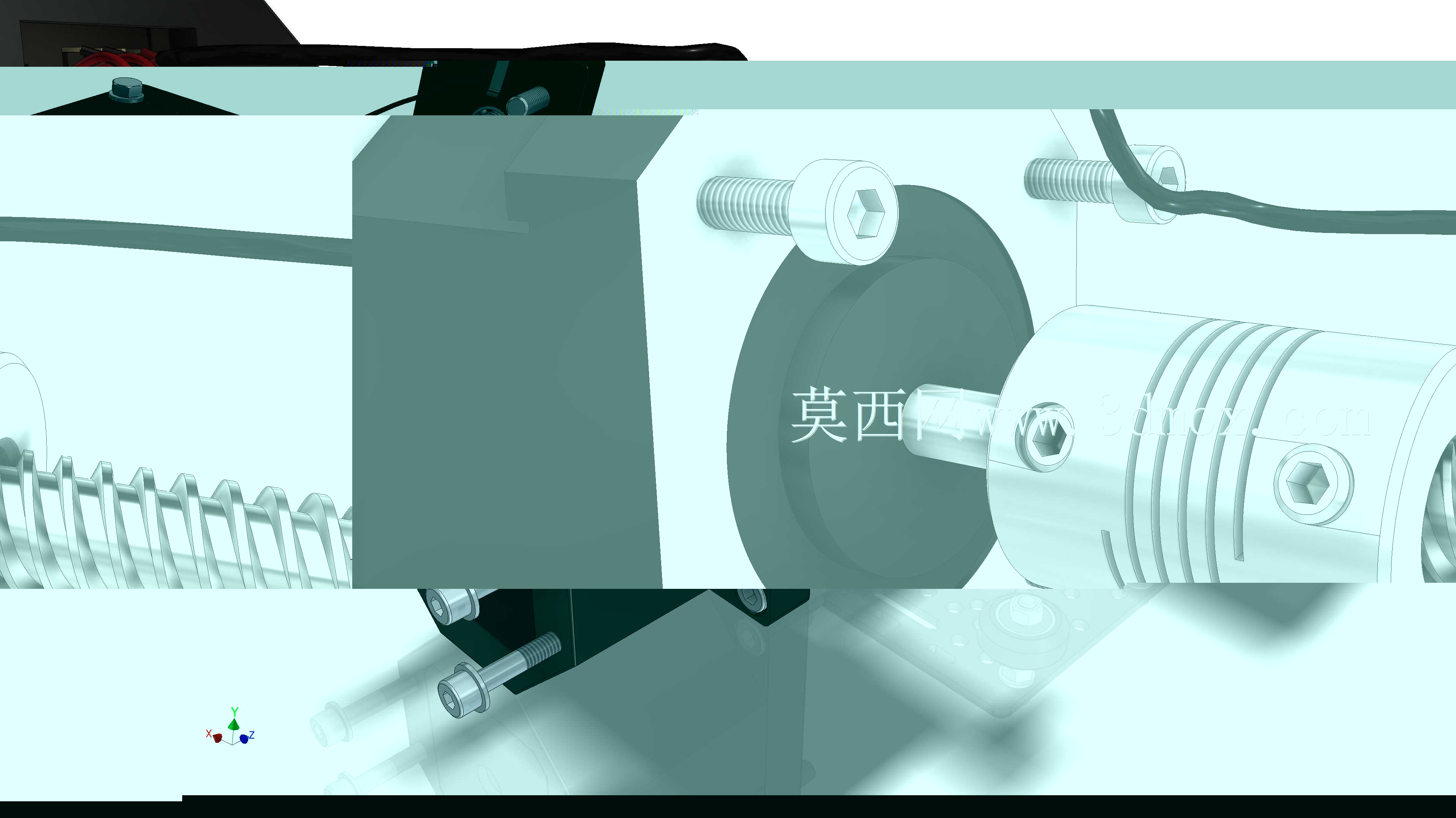 3D打印机轴+3D文件