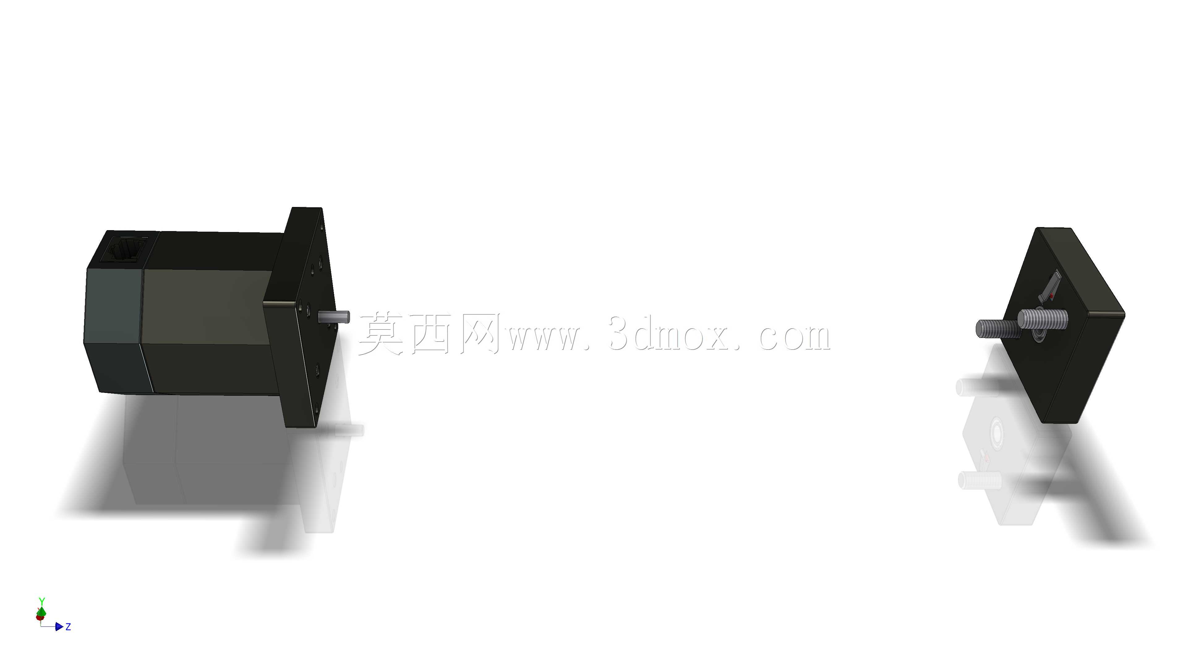 3D打印机轴+3D文件