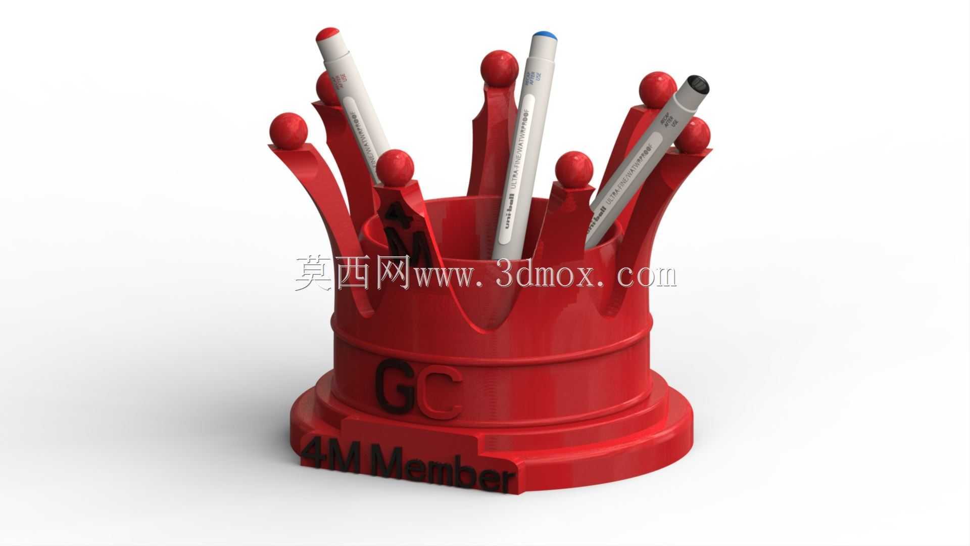 皇冠铅笔夹(4M会员奖杯)