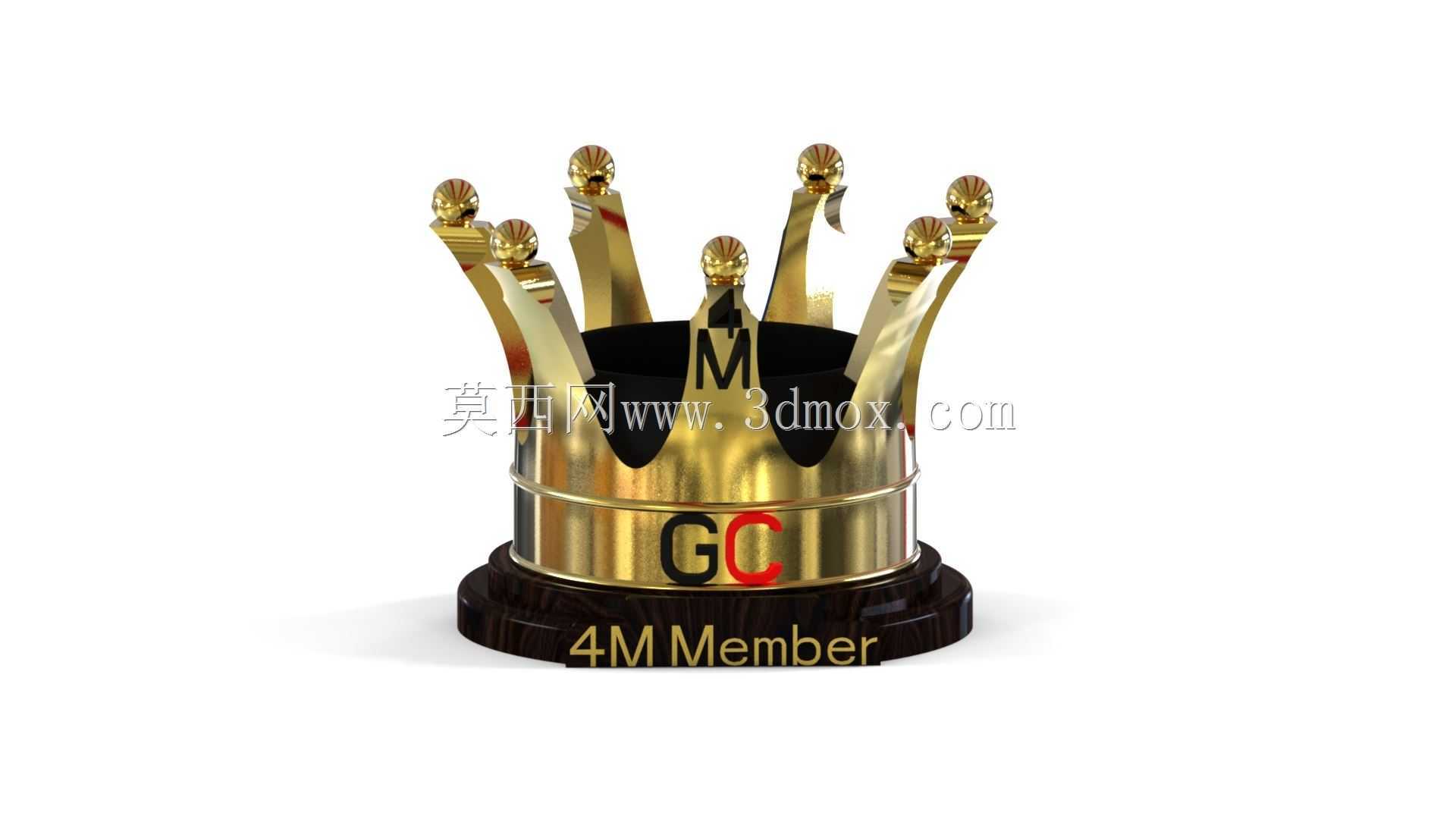 皇冠铅笔夹(4M会员奖杯)