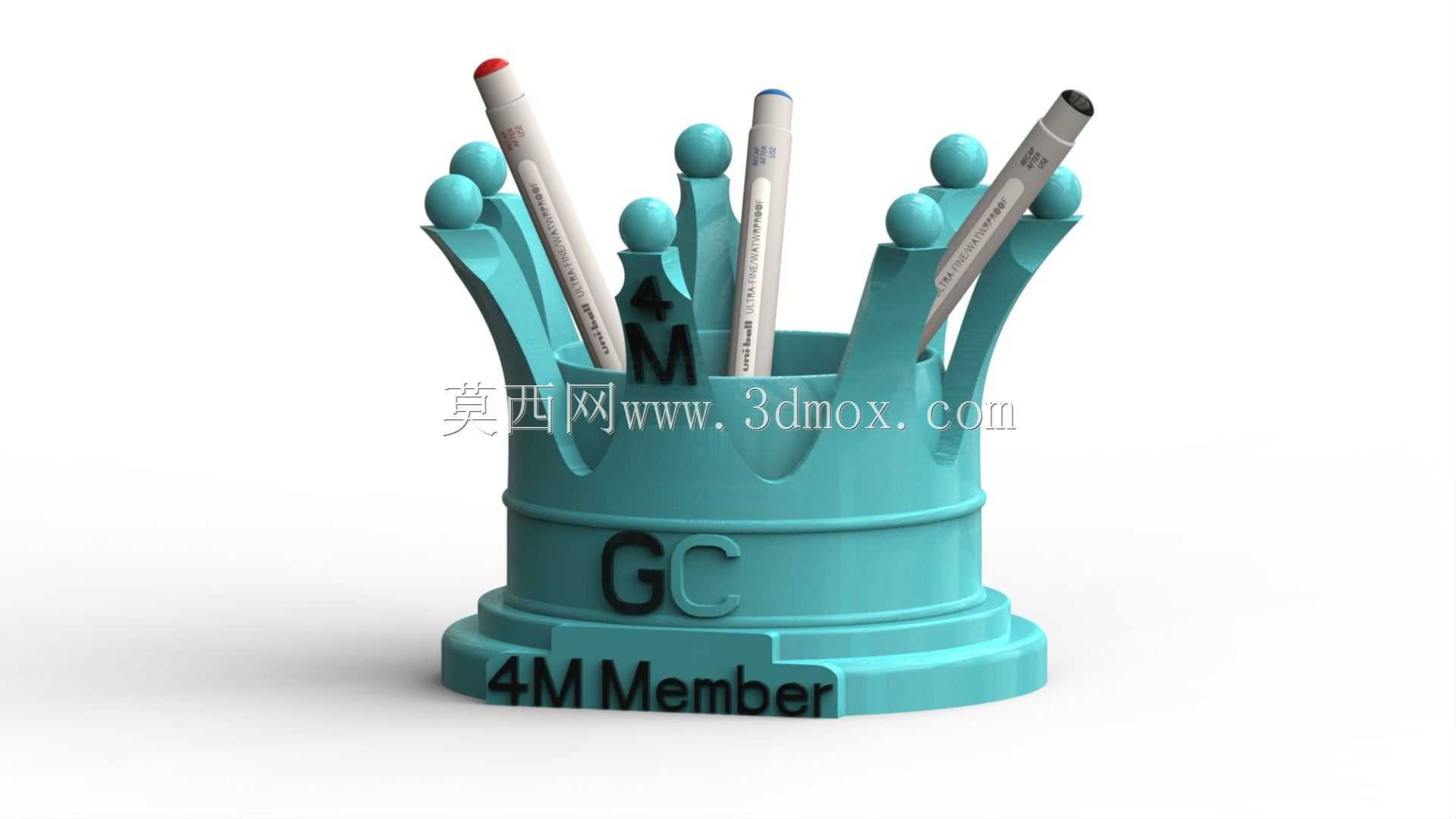 皇冠铅笔夹(4M会员奖杯)