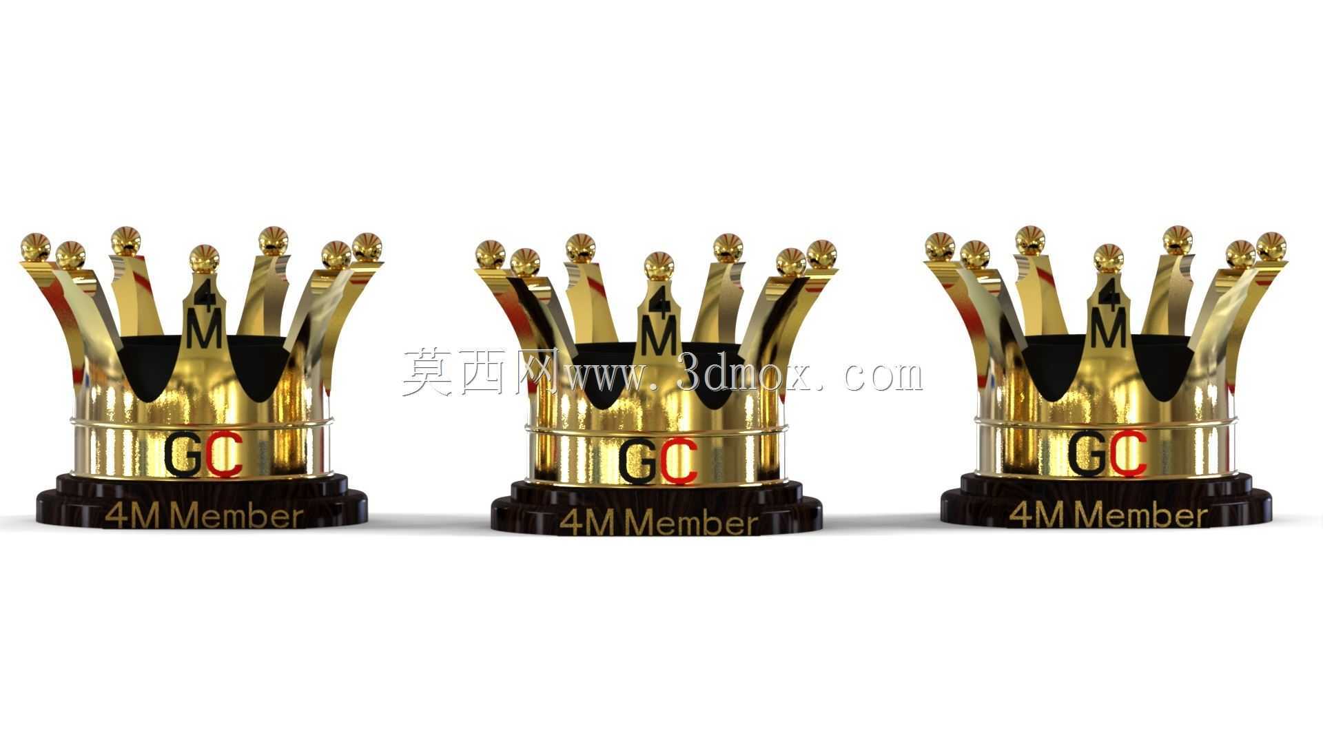 皇冠铅笔夹(4M会员奖杯)