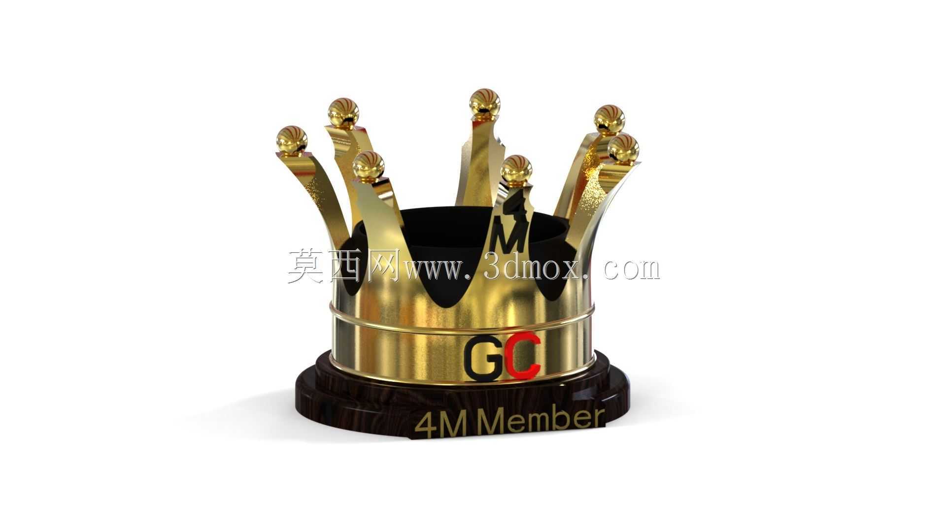 皇冠铅笔夹(4M会员奖杯)