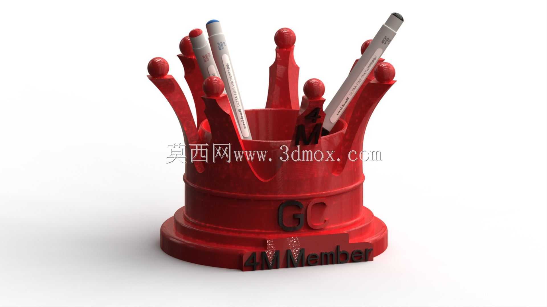 皇冠铅笔夹(4M会员奖杯)