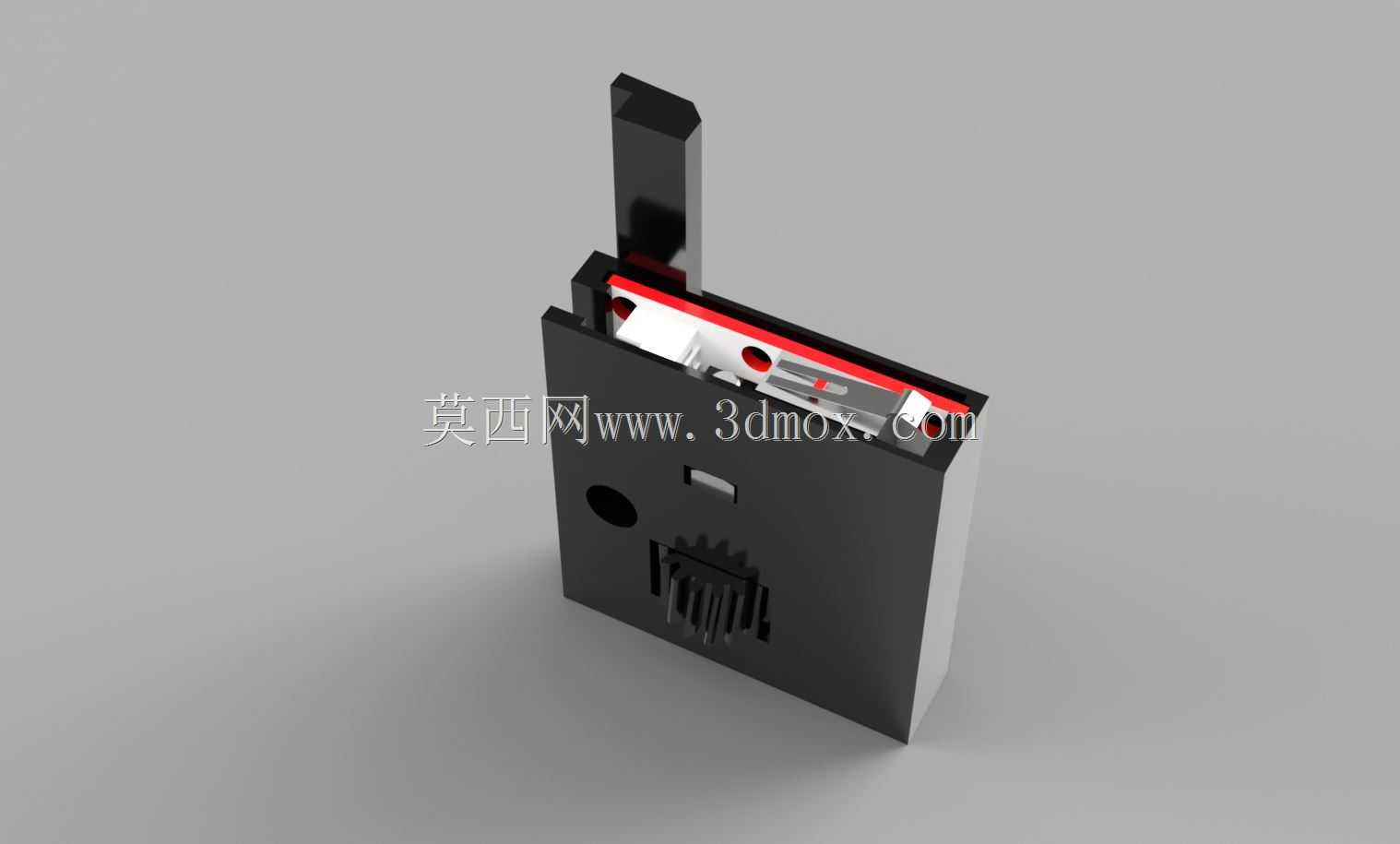 用于3030挤压的可调Z端止动块
