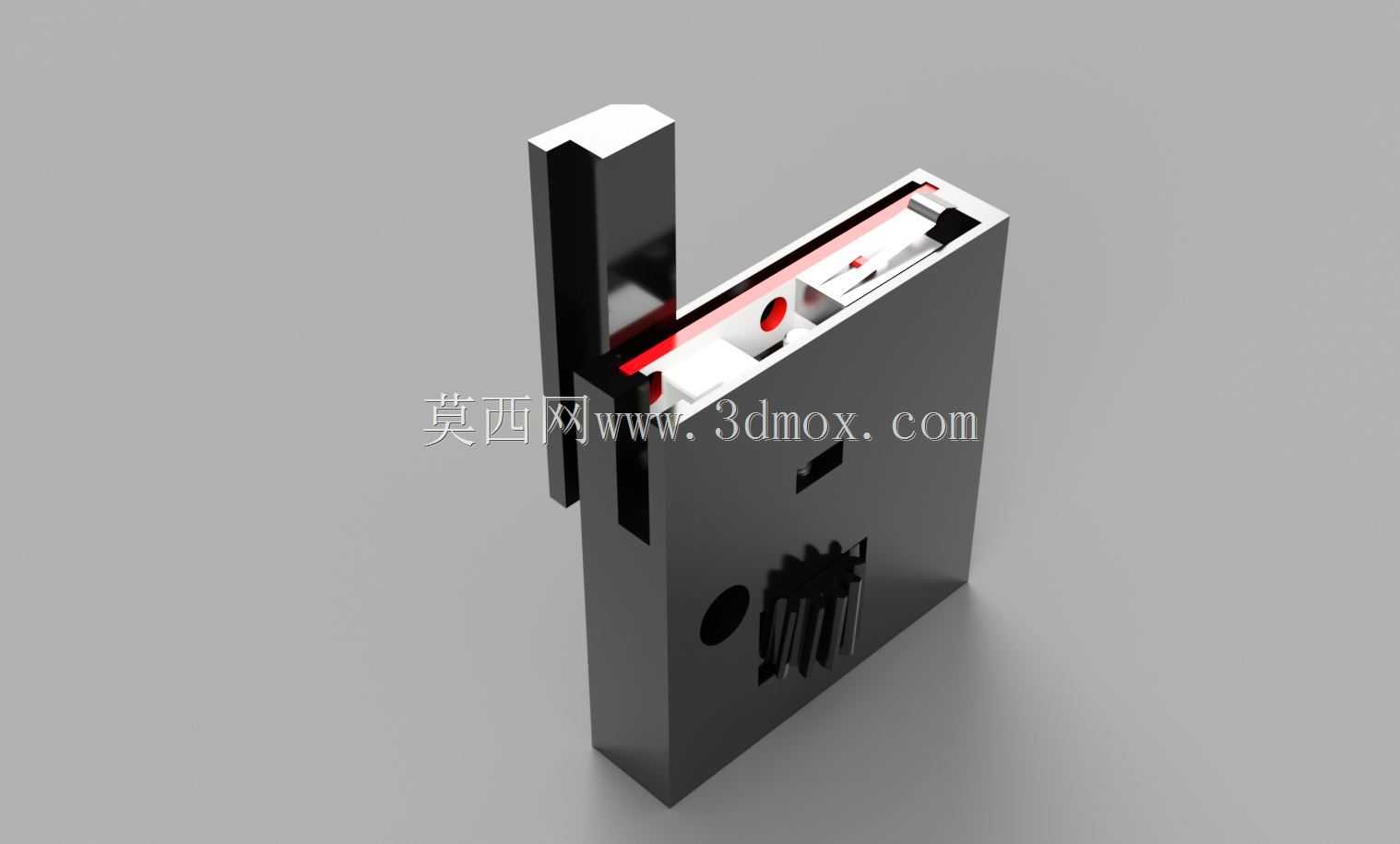 用于3030挤压的可调Z端止动块