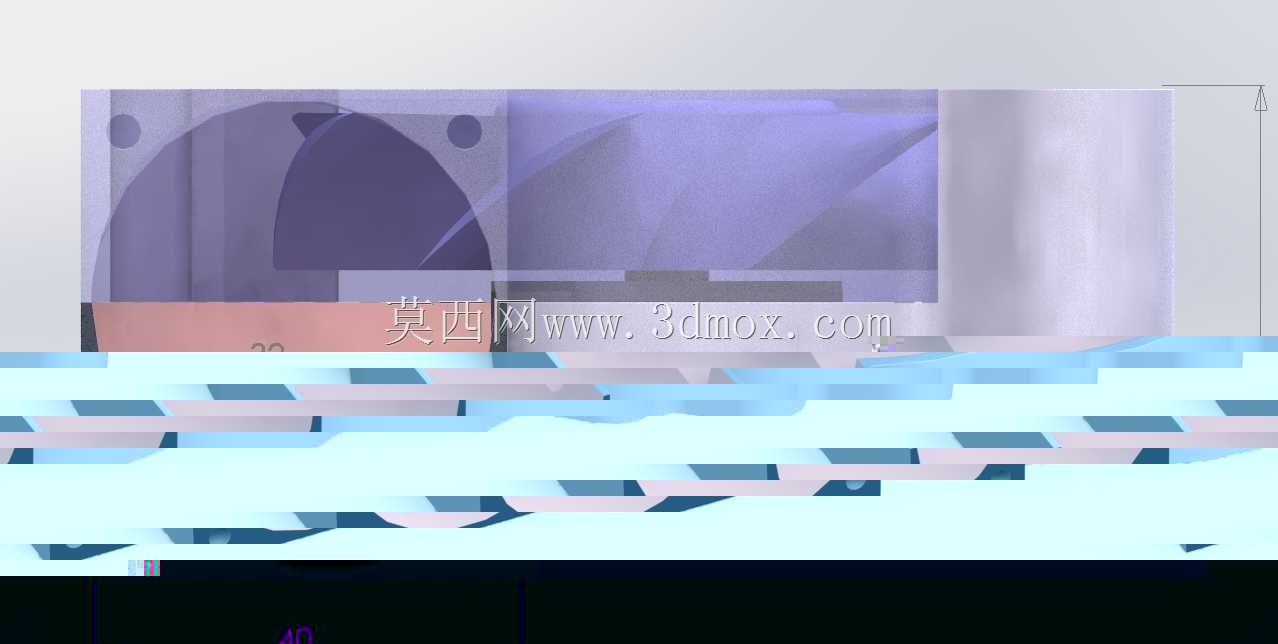 老款80*25风扇v2.40mm的3D打印升级版
