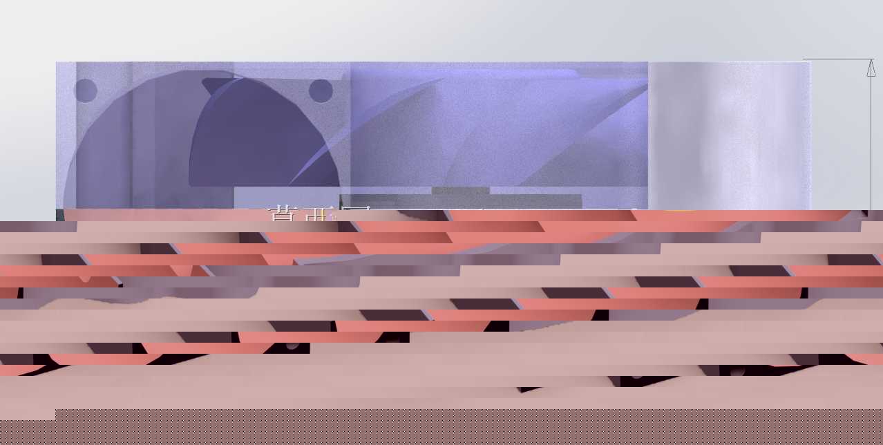 老款80*25风扇v2.40mm的3D打印升级版