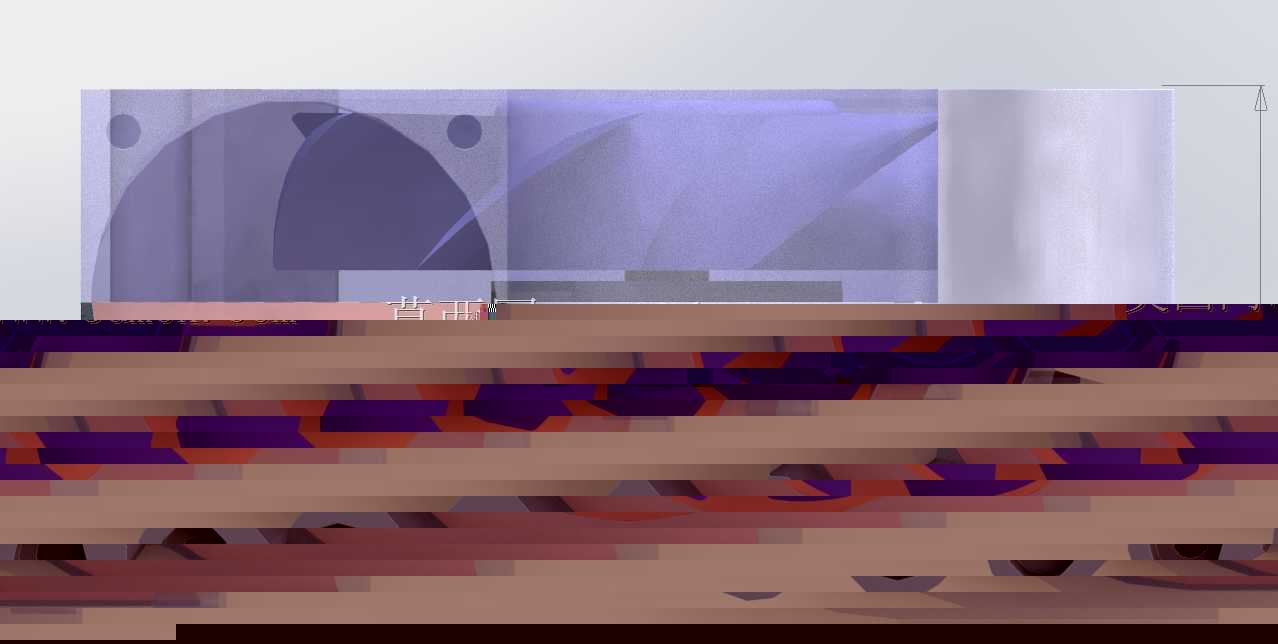 老款80*25风扇v2.40mm的3D打印升级版