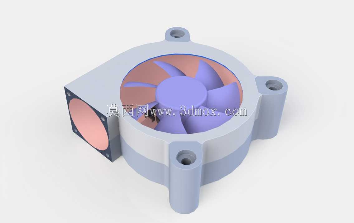 老款80*25风扇v2.40mm的3D打印升级版