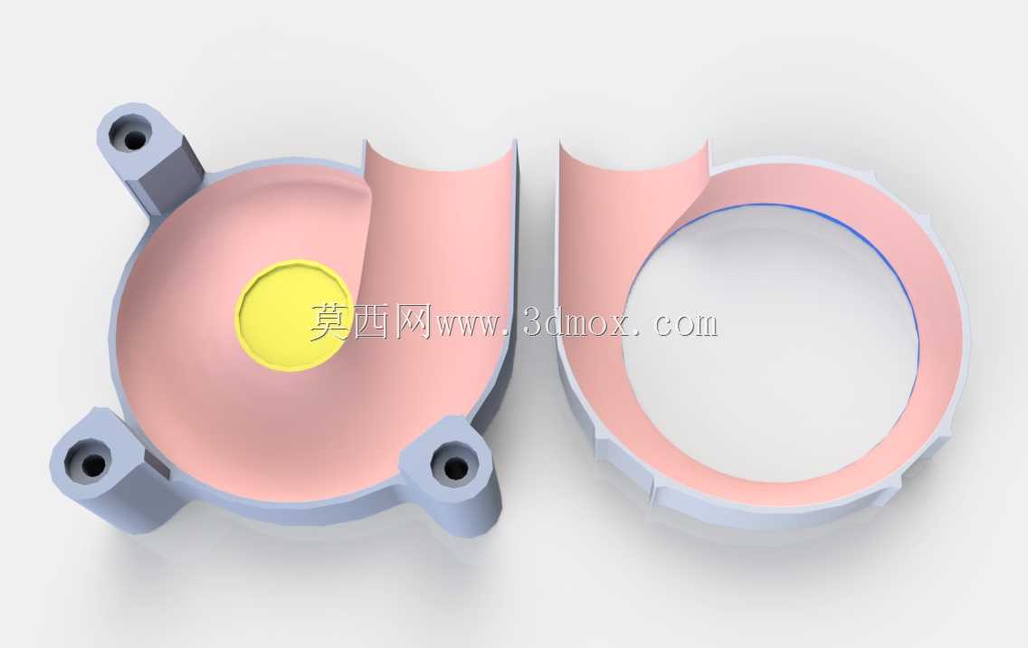 老款80*25风扇v2.40mm的3D打印升级版