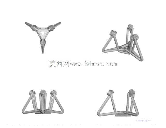 球形物体用锥形夹具