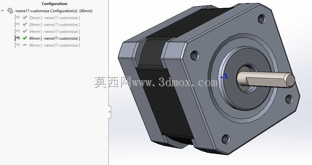 NEMA17��ߴ粽�������25��28��34��40��48mm��