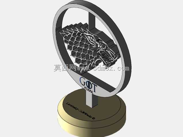 权力游戏斯塔克徽章