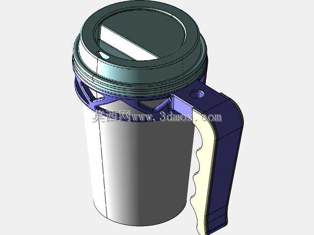 纸咖啡杯把手