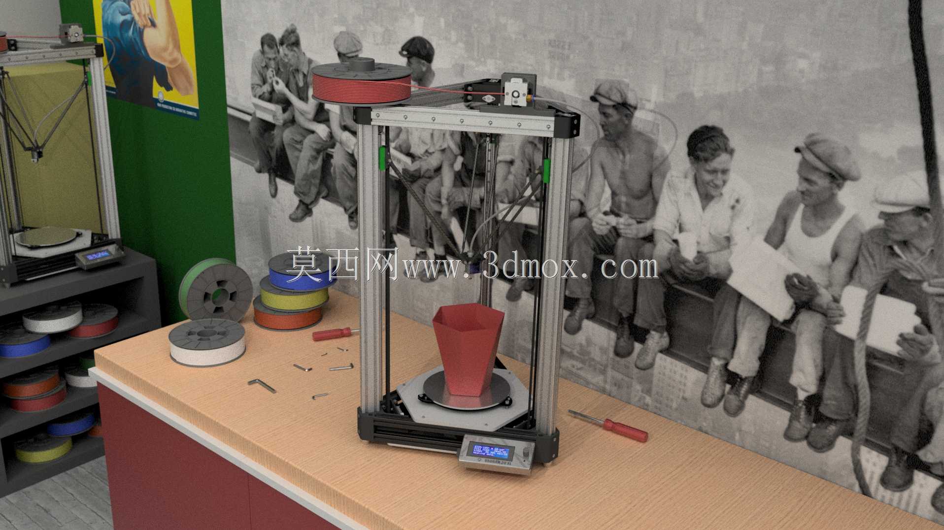 3D三角打印机Vauban 3D XL