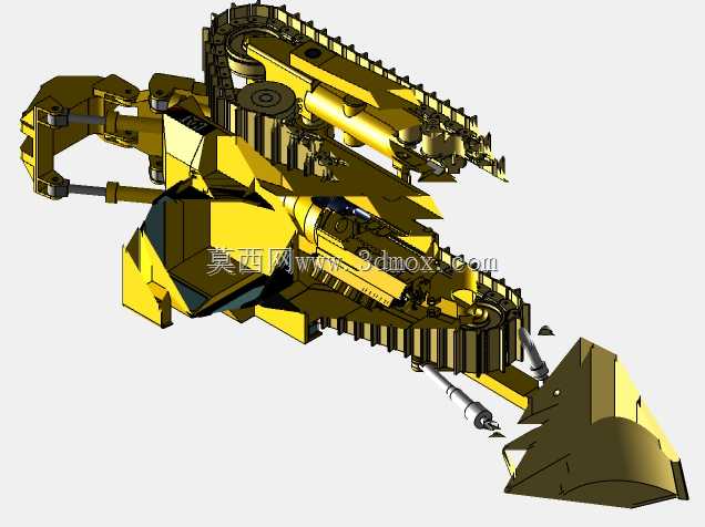 用于3D打印的CAT D11推土机