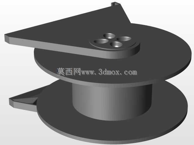 daVinci 1.0 Pro 3in1 3d打印机的灯丝线轴支架