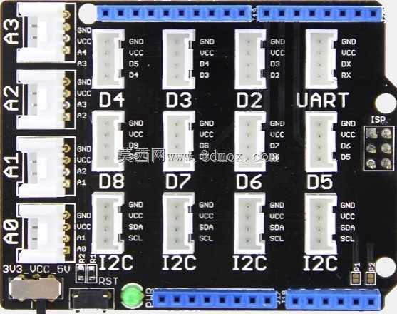 格罗夫盾(+说明中的Arduino Uno r3)