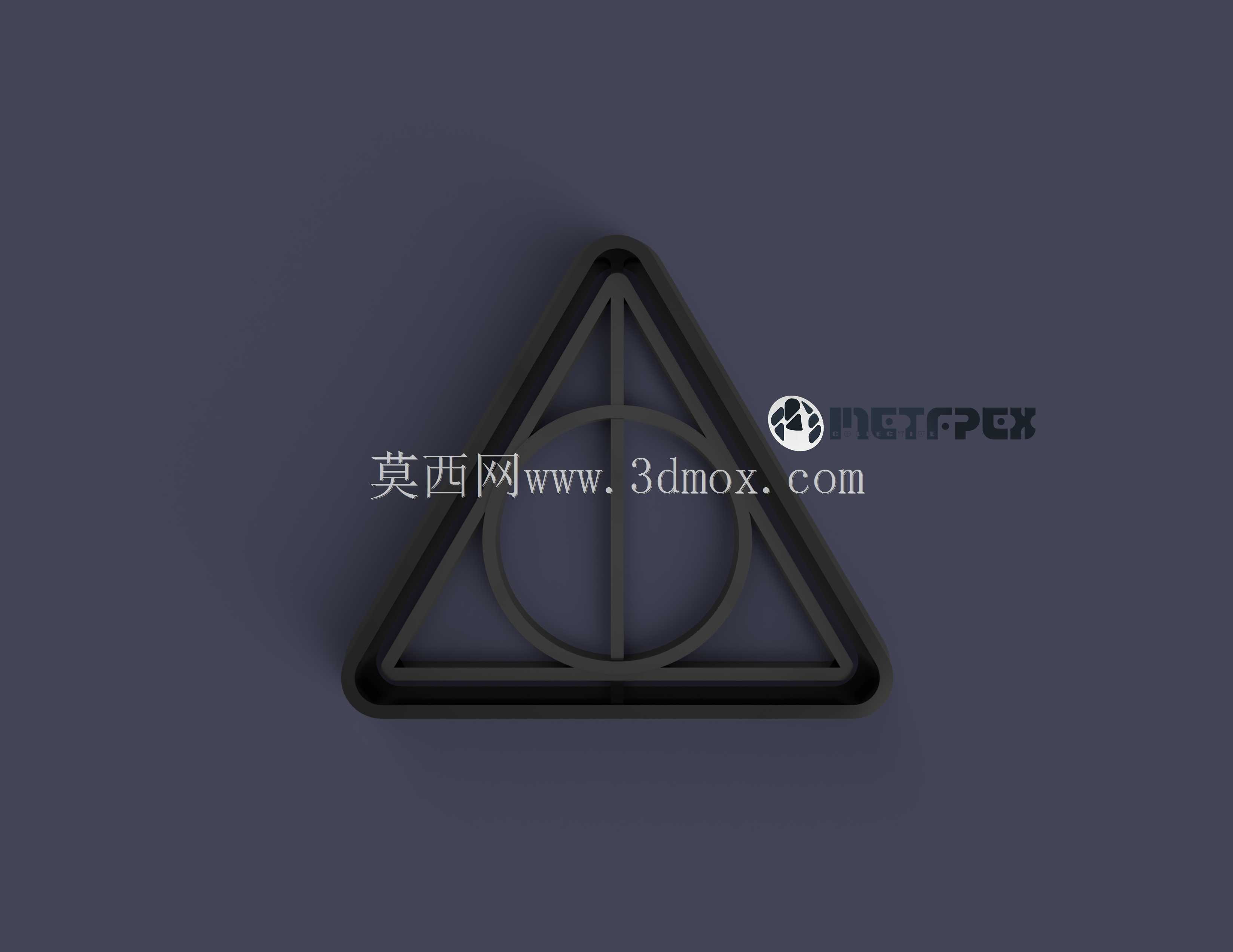 哈利波特死亡圣器标志饼干刀