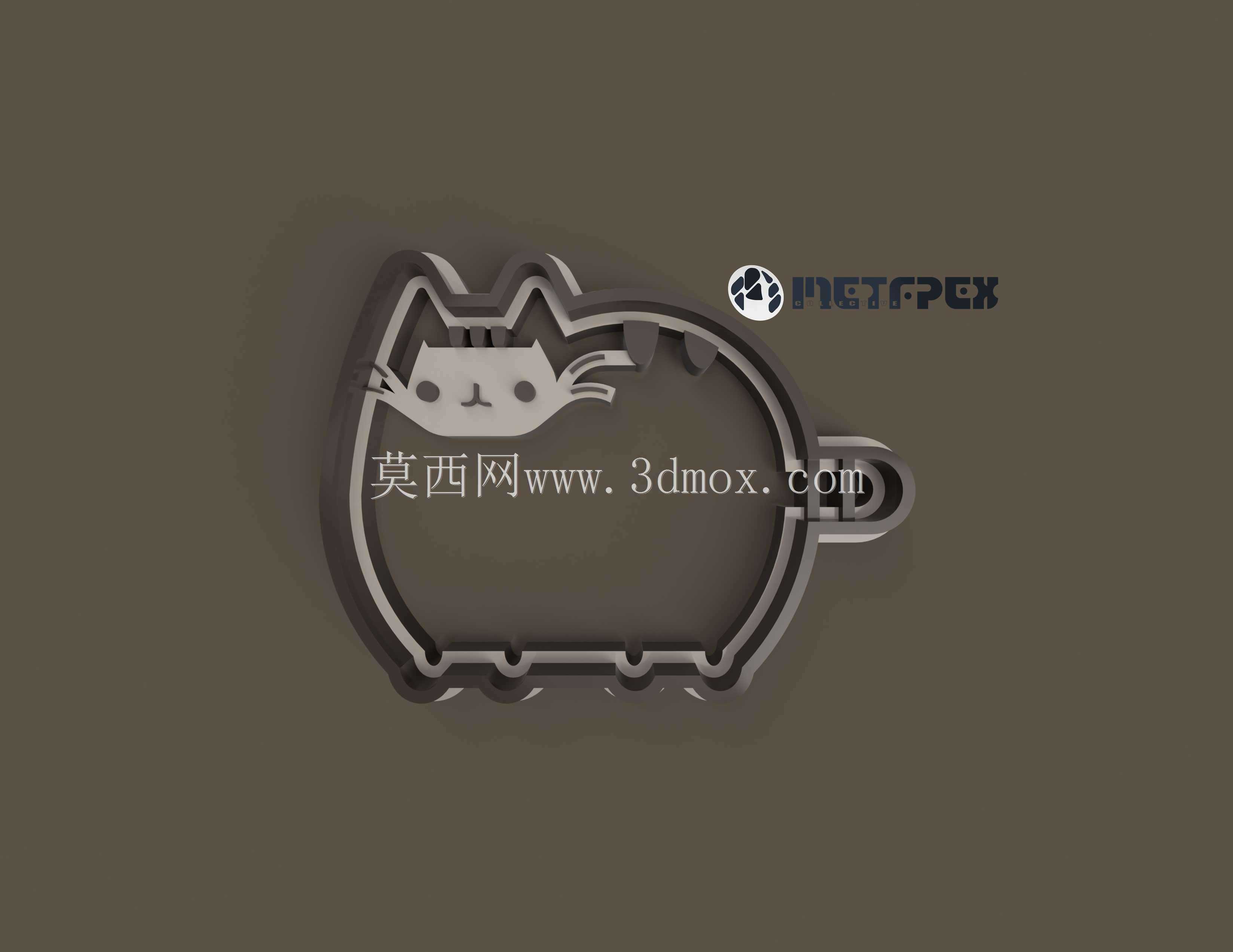 普辛猫饼干切割器