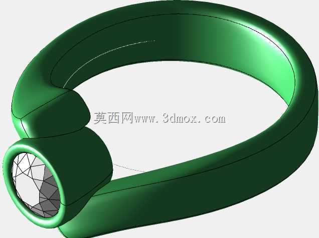无卡环三维CAD模型