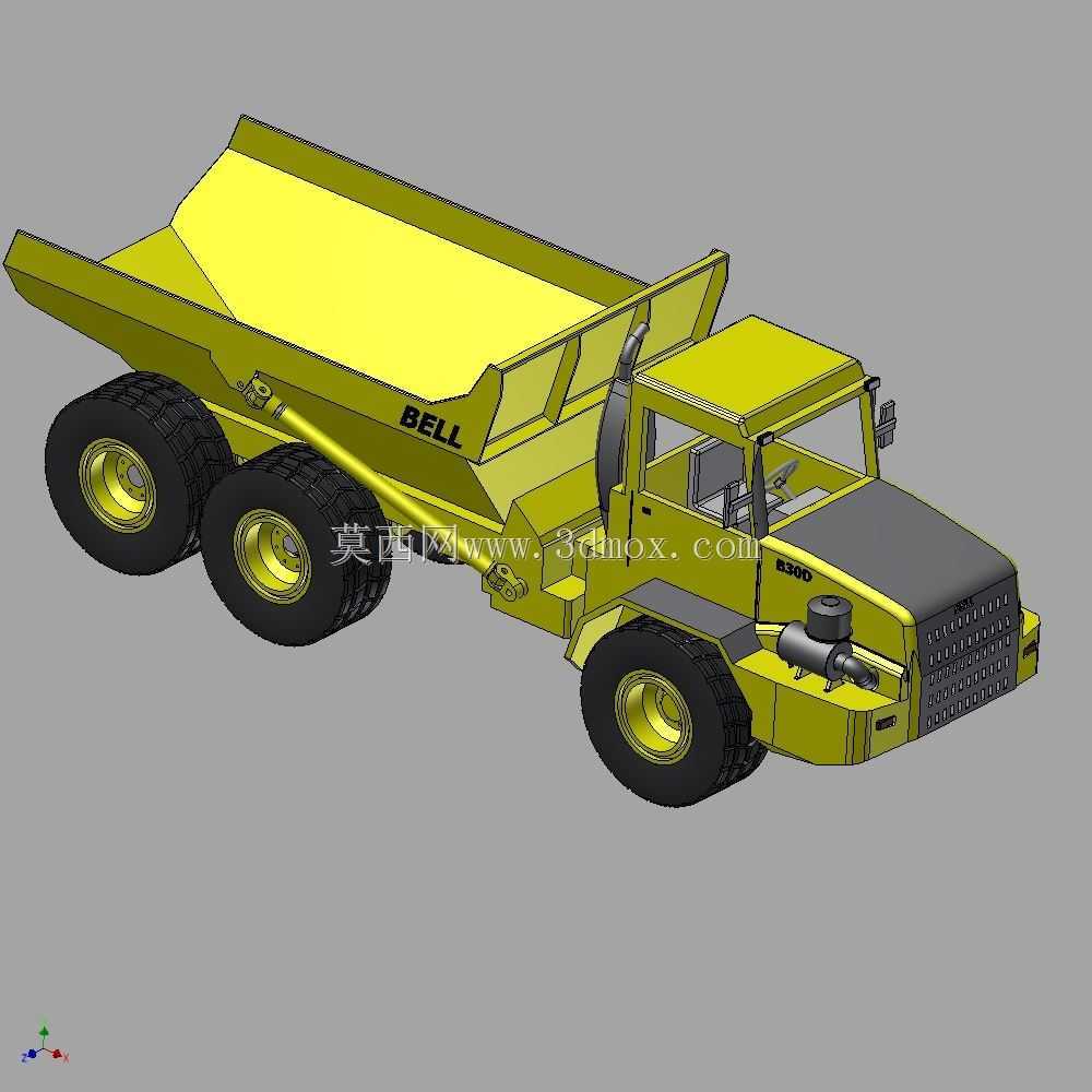 用于3D打印的Bell B30自卸卡车-比例1/32