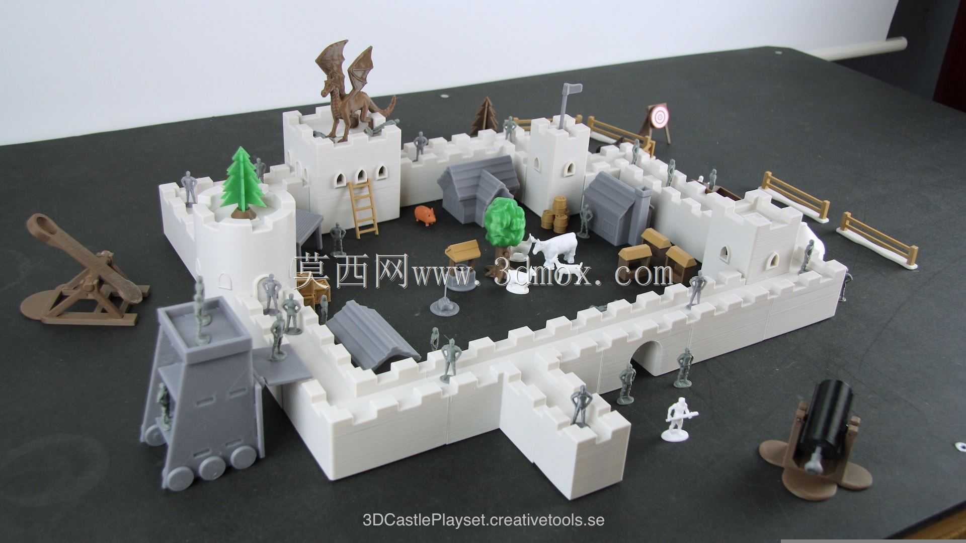 模块化Castle播放集(可3D打印)