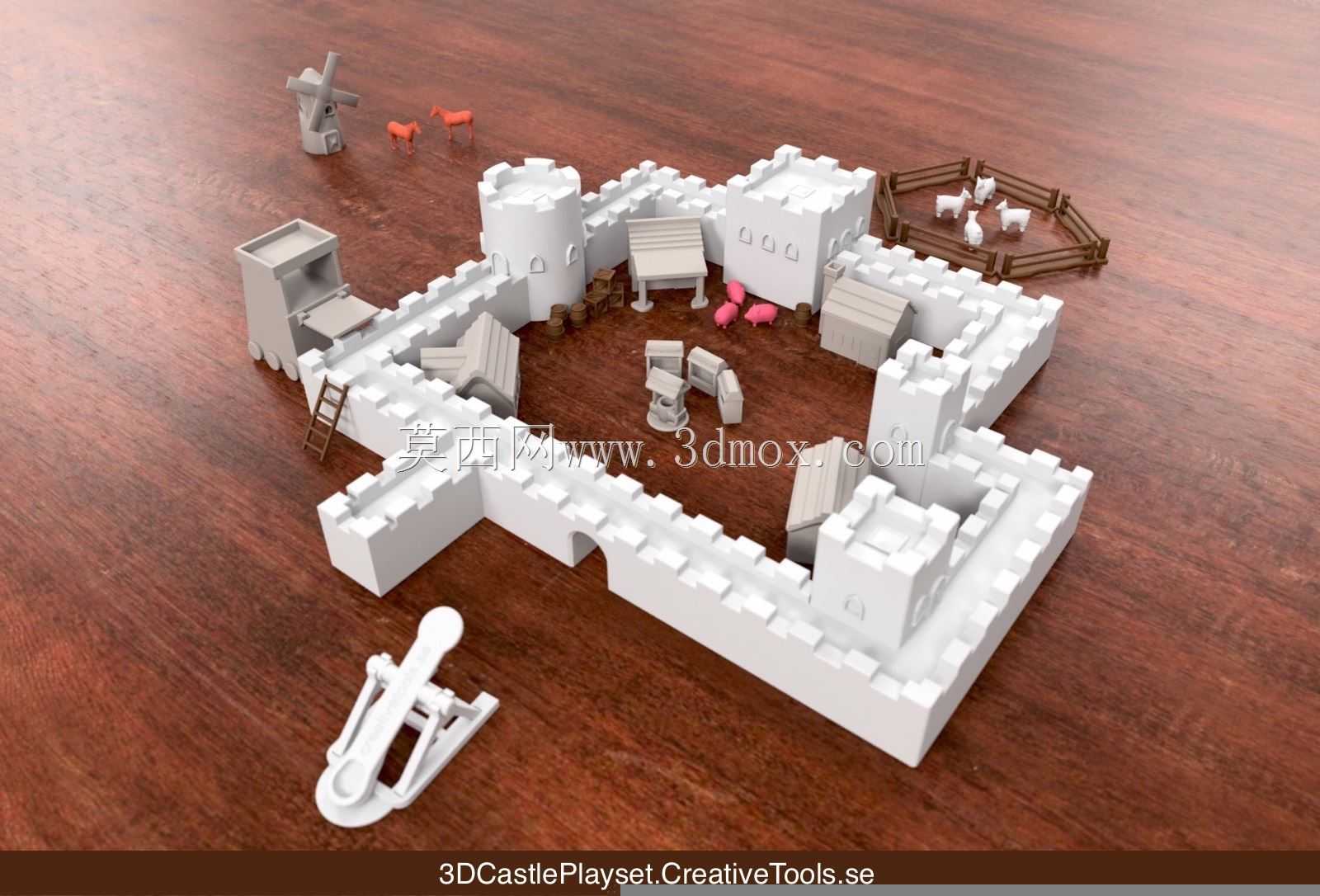模块化Castle播放集(可3D打印)