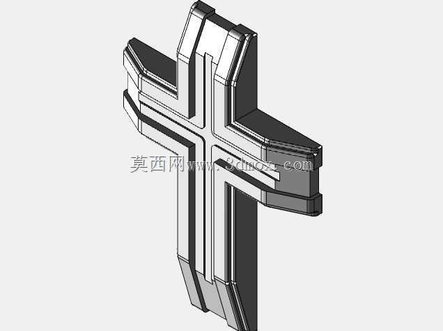 不锈钢18K黄金十字架吊坠