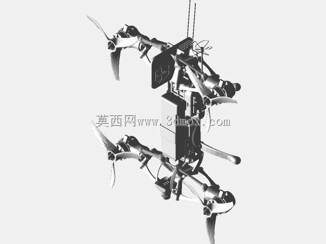 FPV四架直升机,LUNA 1.0 STLhive