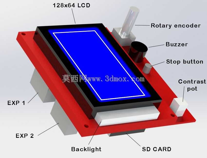 3D��ӡ��LCD 128x64������