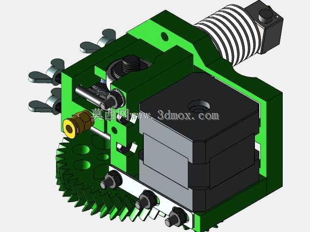 人字挤出机驱动器-Onshape CAD