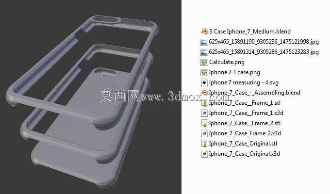 免费iPhone7手机套,可进行3d打印