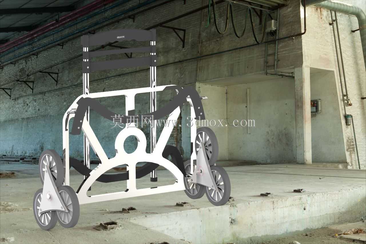 折叠爬梯车