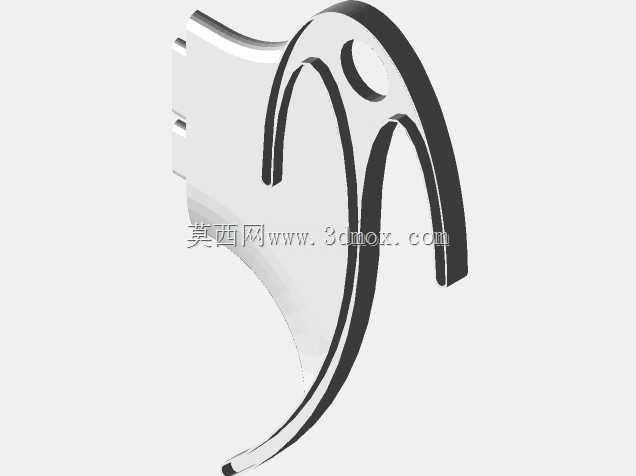 用于3D打印的小型VAWT垂直轴风力涡轮机C转子
