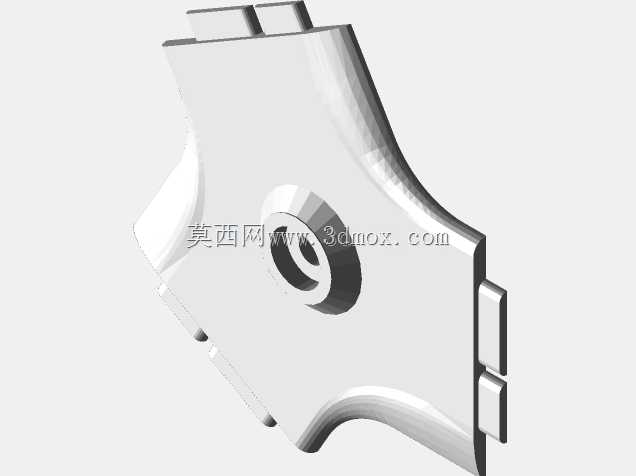 用于3D打印的小型VAWT垂直轴风力涡轮机C转子