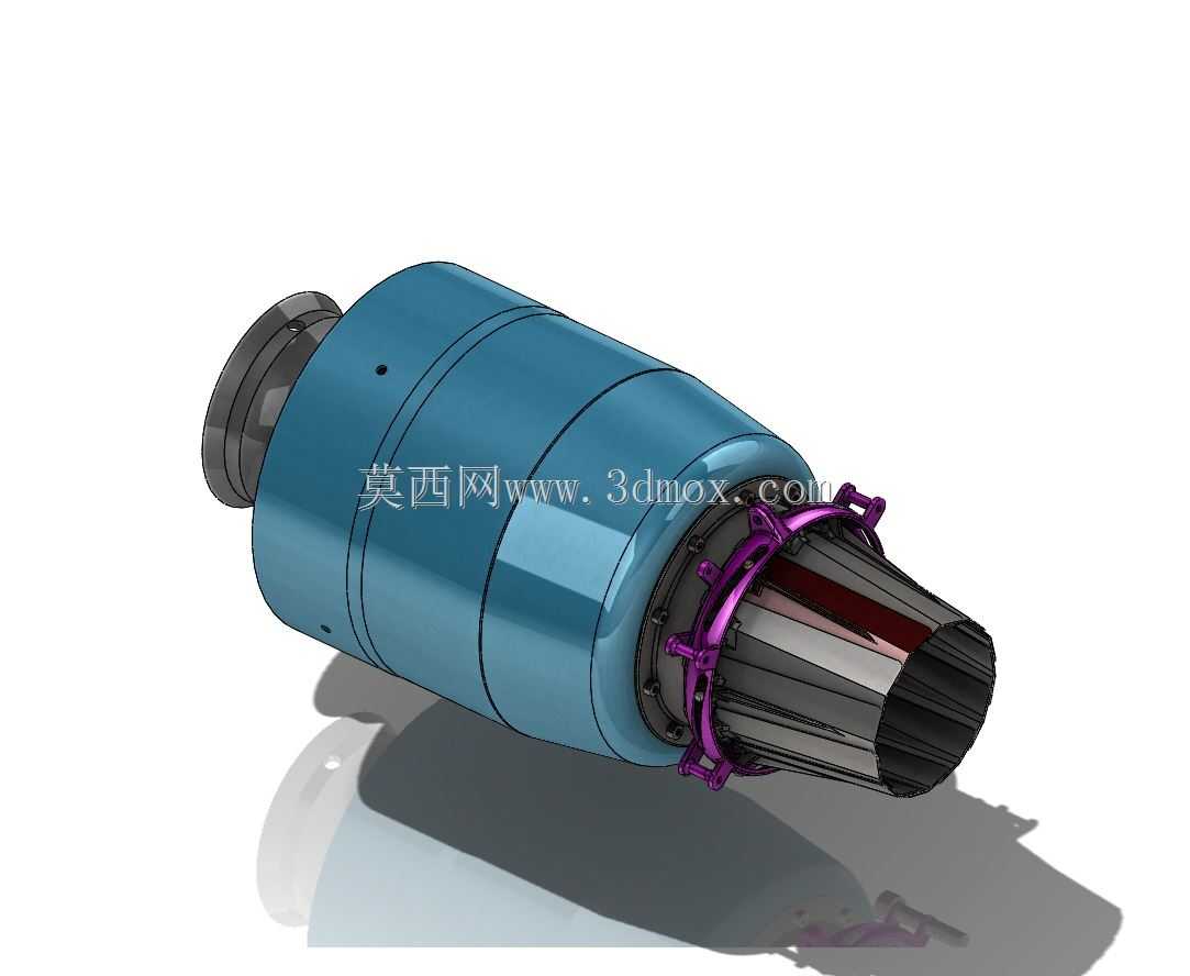 Behotec J66HP的RC喷气发动机可变喷嘴部分