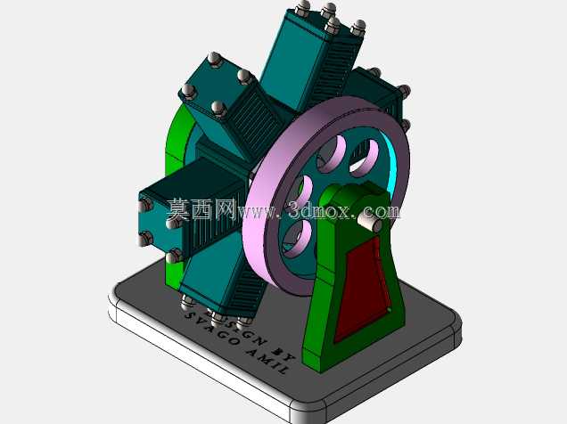气动6缸径向发动机。。。阿米尔·斯瓦戈设计